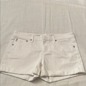 Pre-owned AG White Denim Shorts Size 28